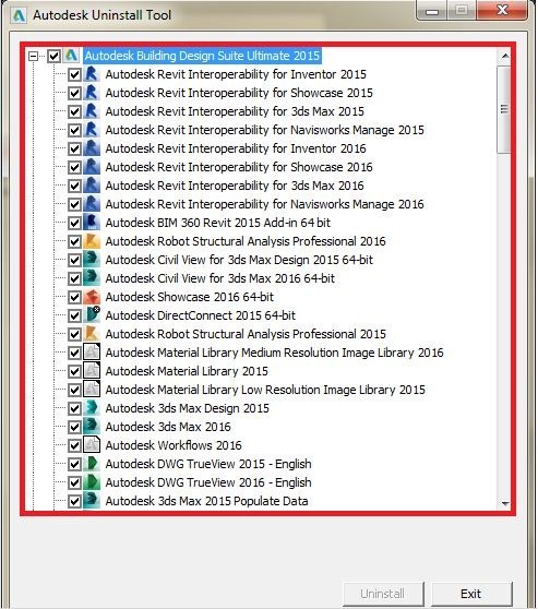 uninstall autocad completely