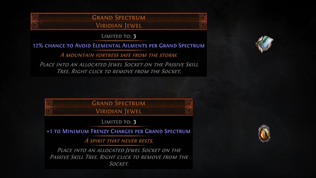 unique jewels poe