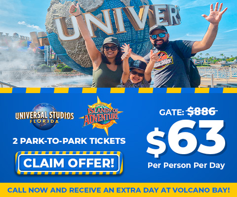 universal 1 day 2 park ticket price