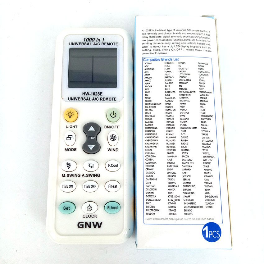 universal aircon remote 1000 in 1