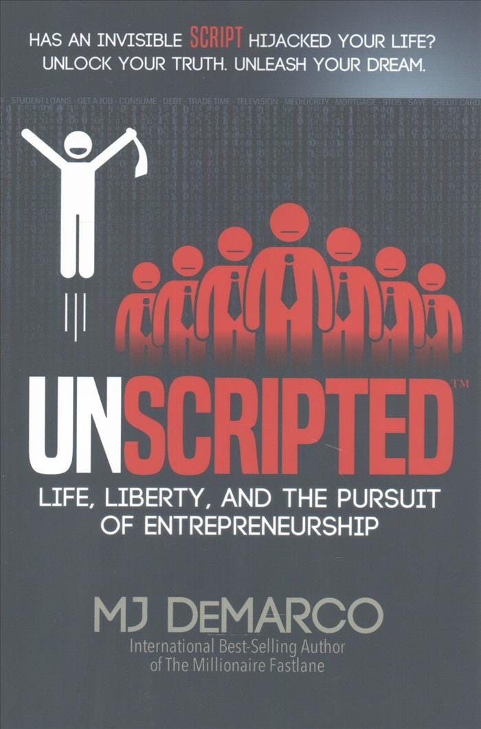 unscripted book mj demarco