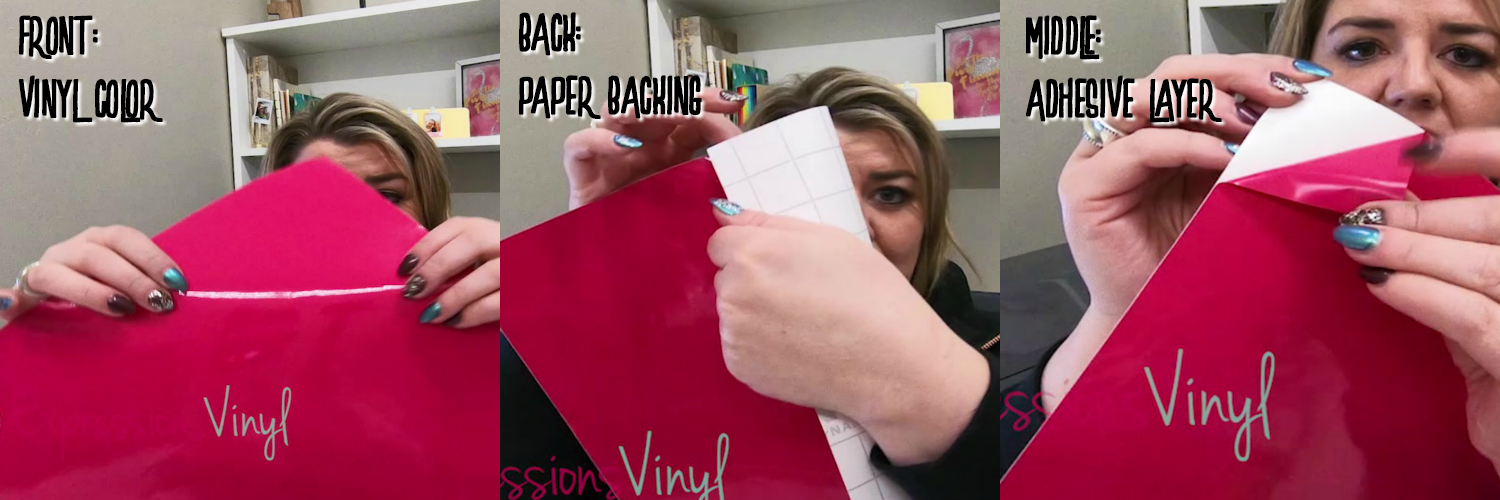 using adhesive vinyl