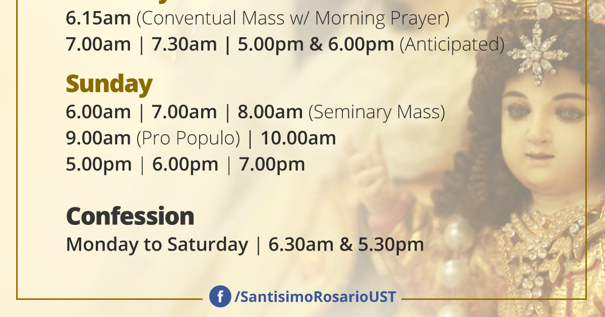 ust chapel mass schedule