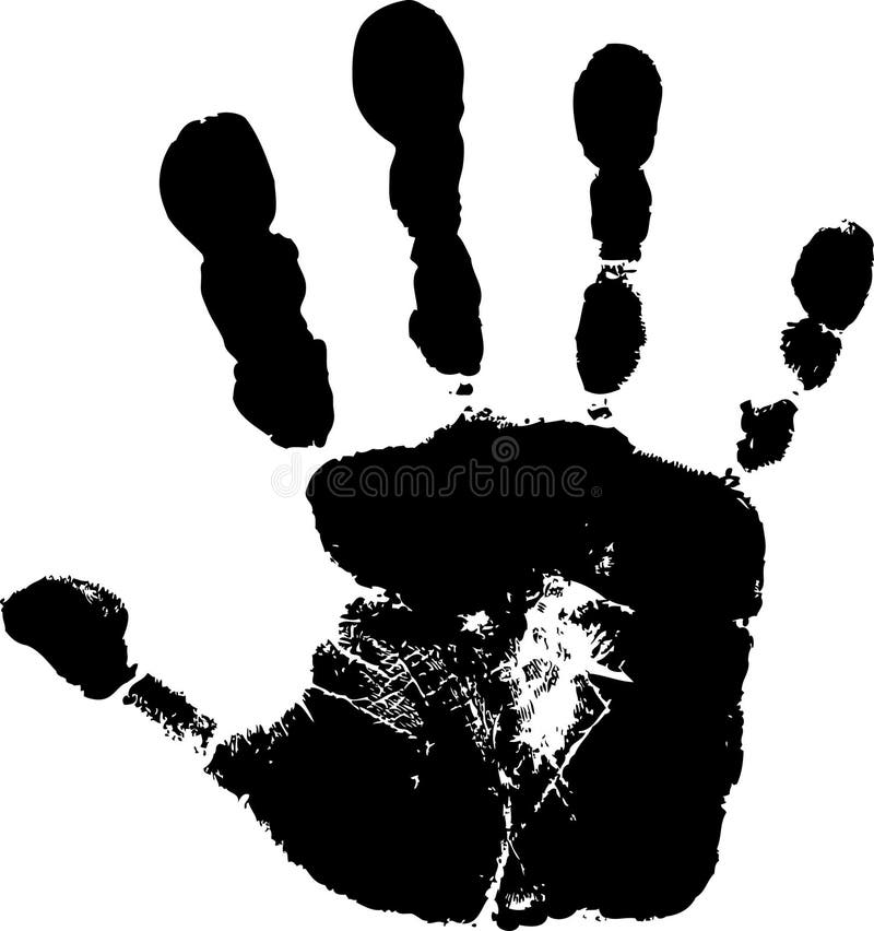 vector handprint