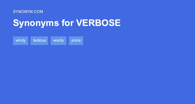 verbose antonym