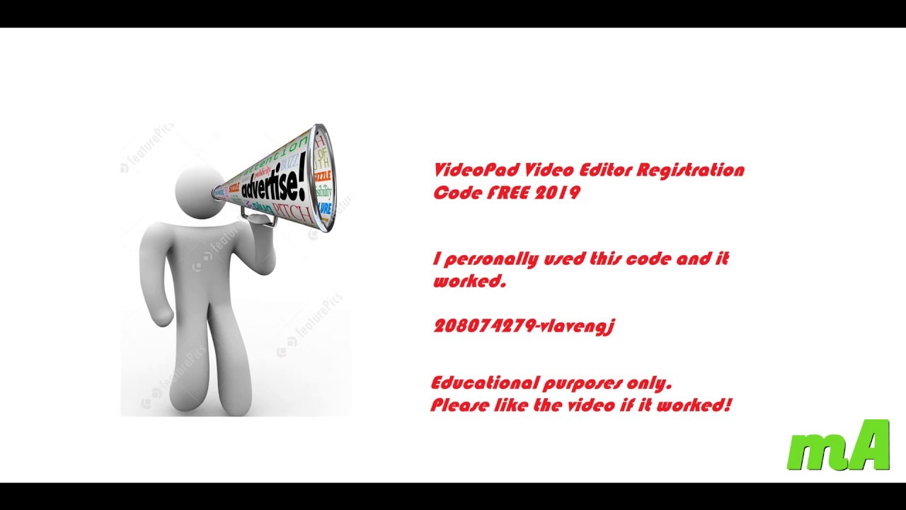 videopad registration code