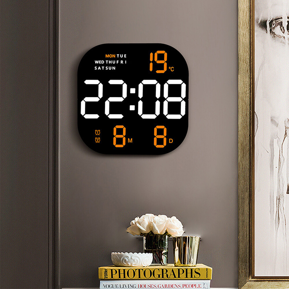 vintage digital wall clock