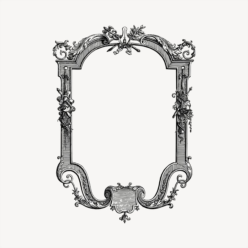 vintage frame vector