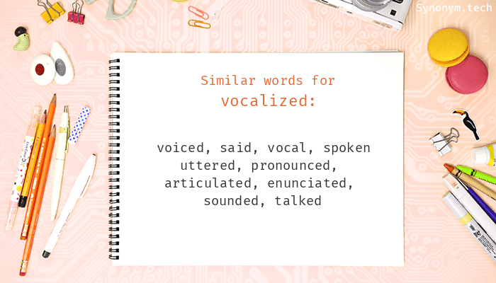 voicing synonym