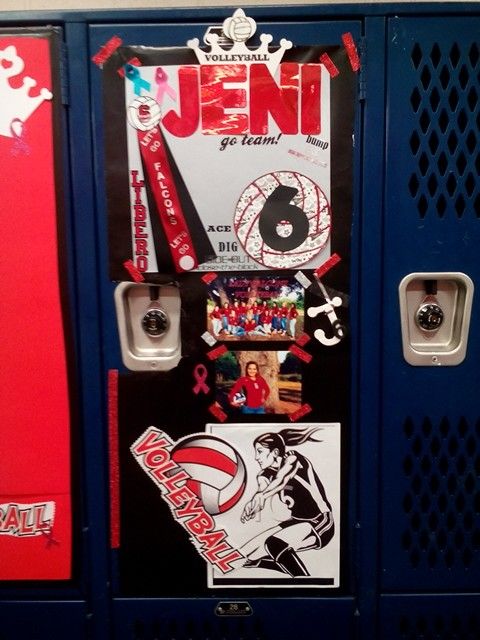 volleyball locker room decorating ideas