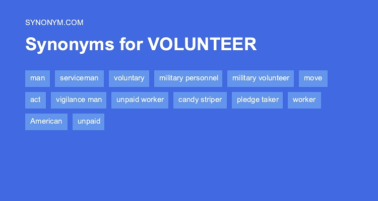 volunteer antonym