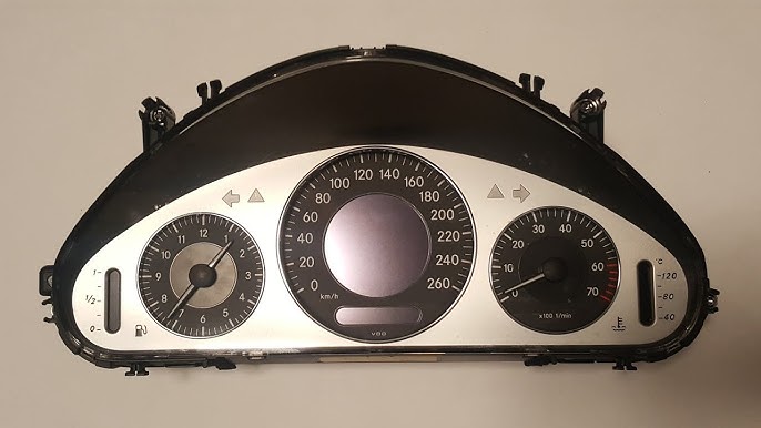 w211 instrument cluster removal