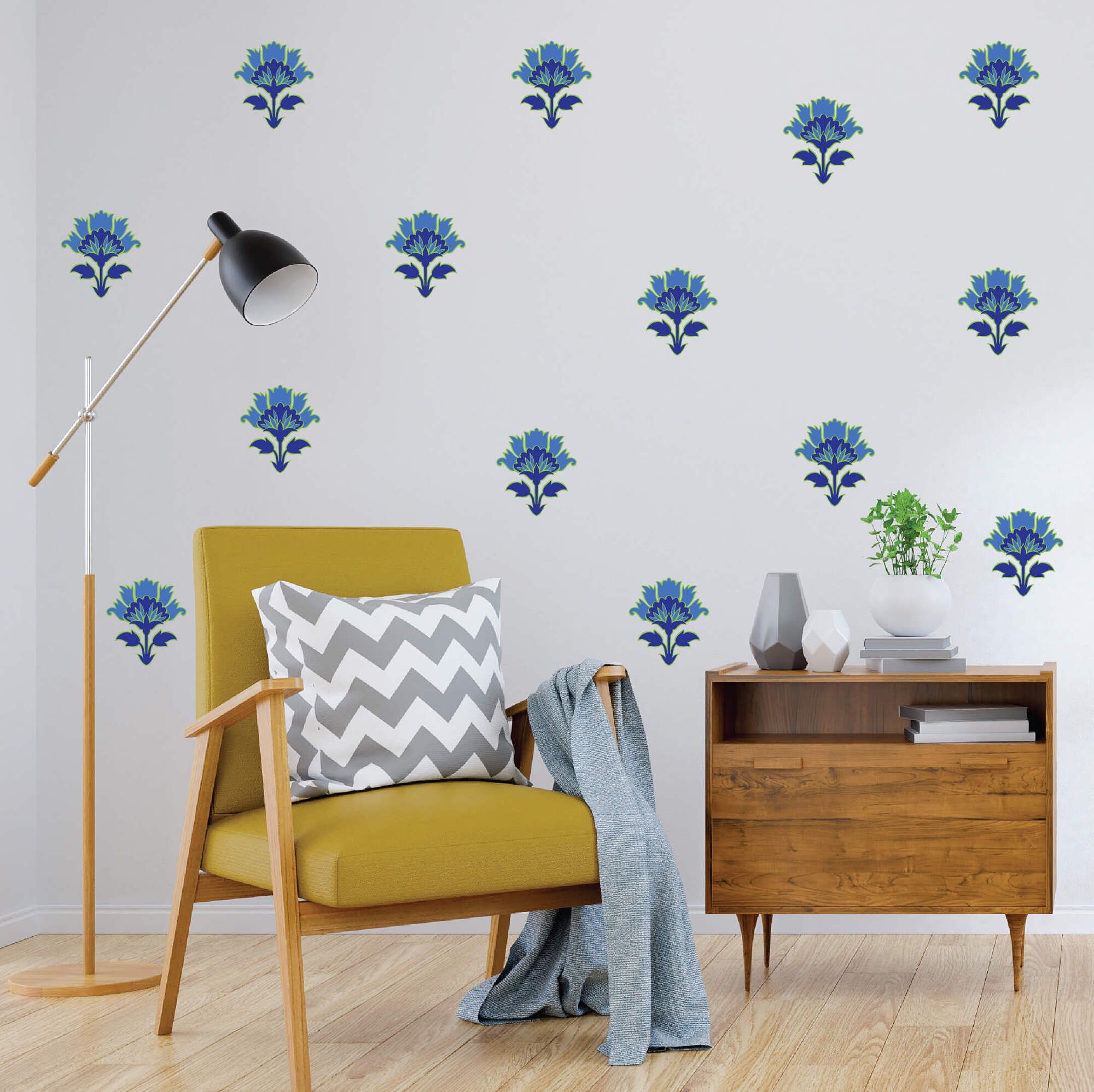 wall paint sticker design