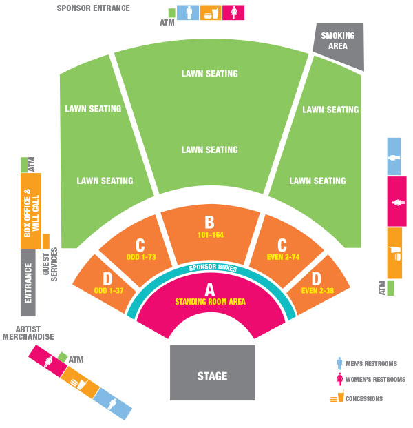 walmart amphitheater capacity