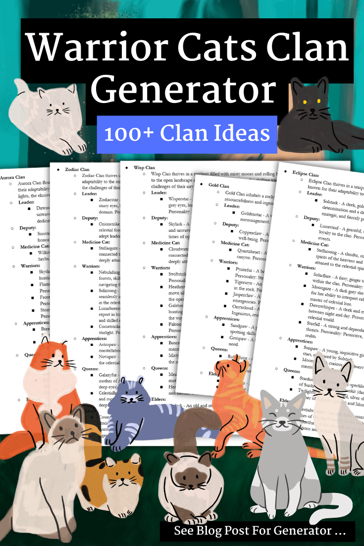 warrior cats generator