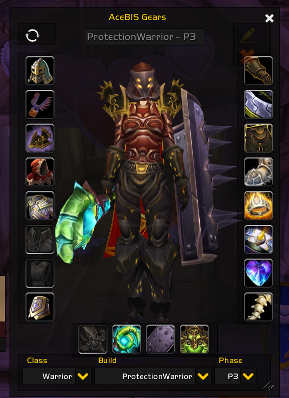 warrior p3 bis wotlk