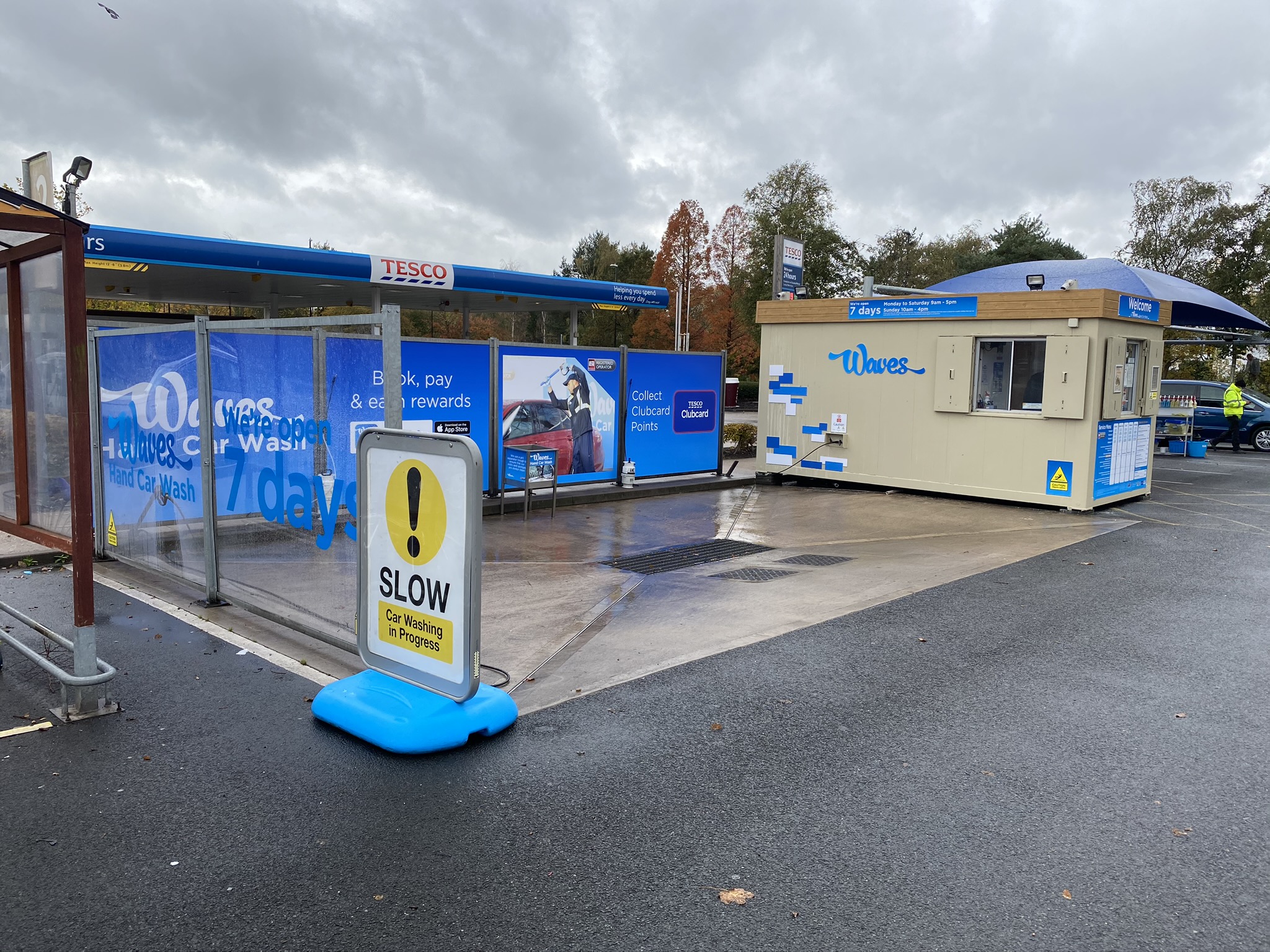 wave car wash tesco