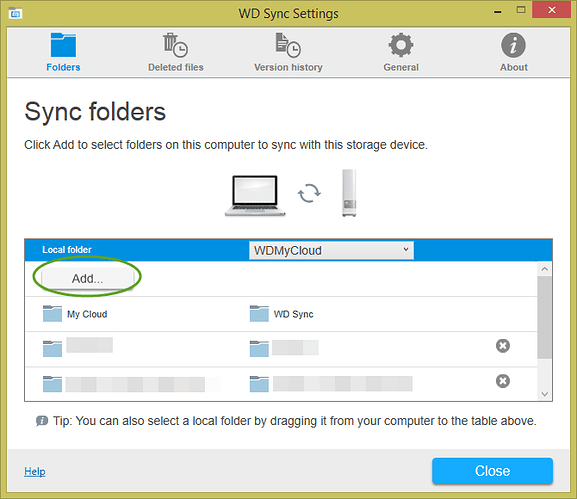 wd sync