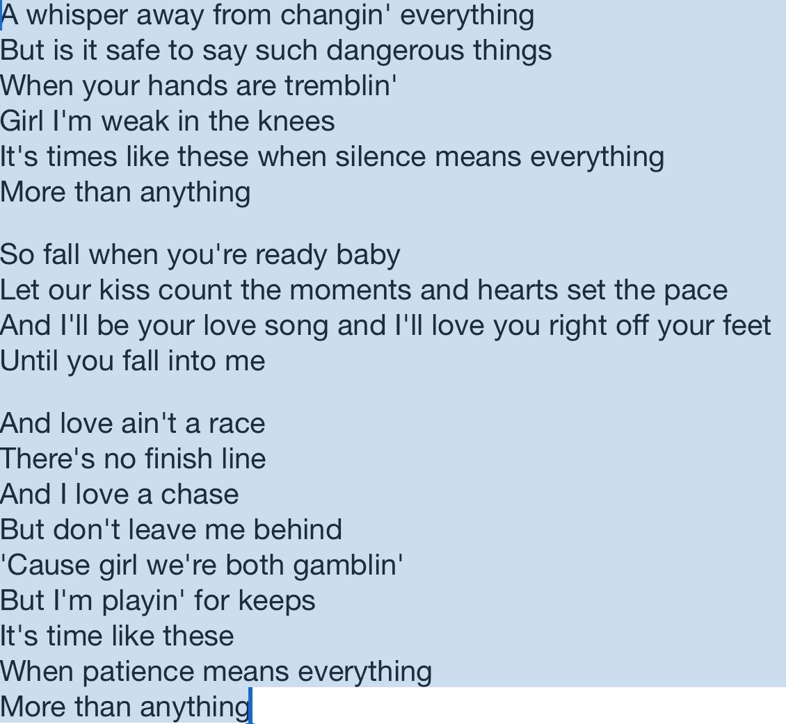 weak in the knees lyrics