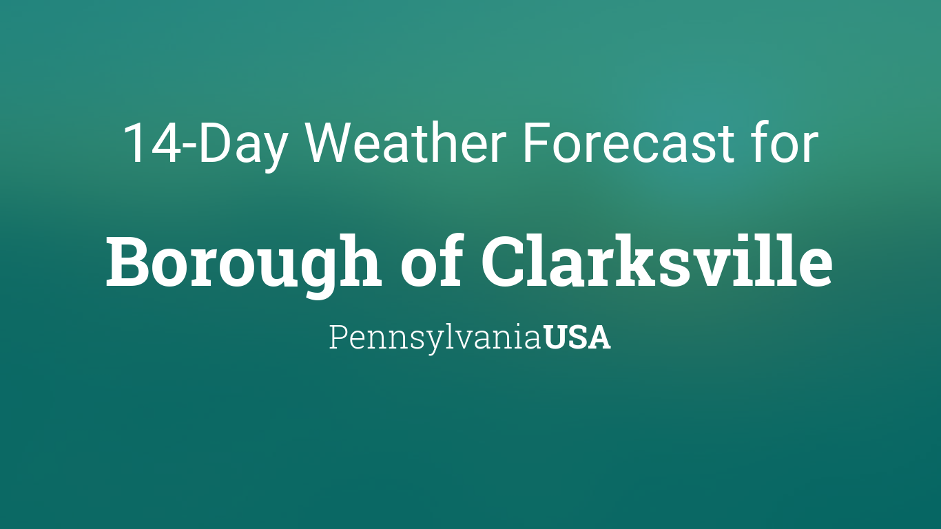 weather clarksville pa