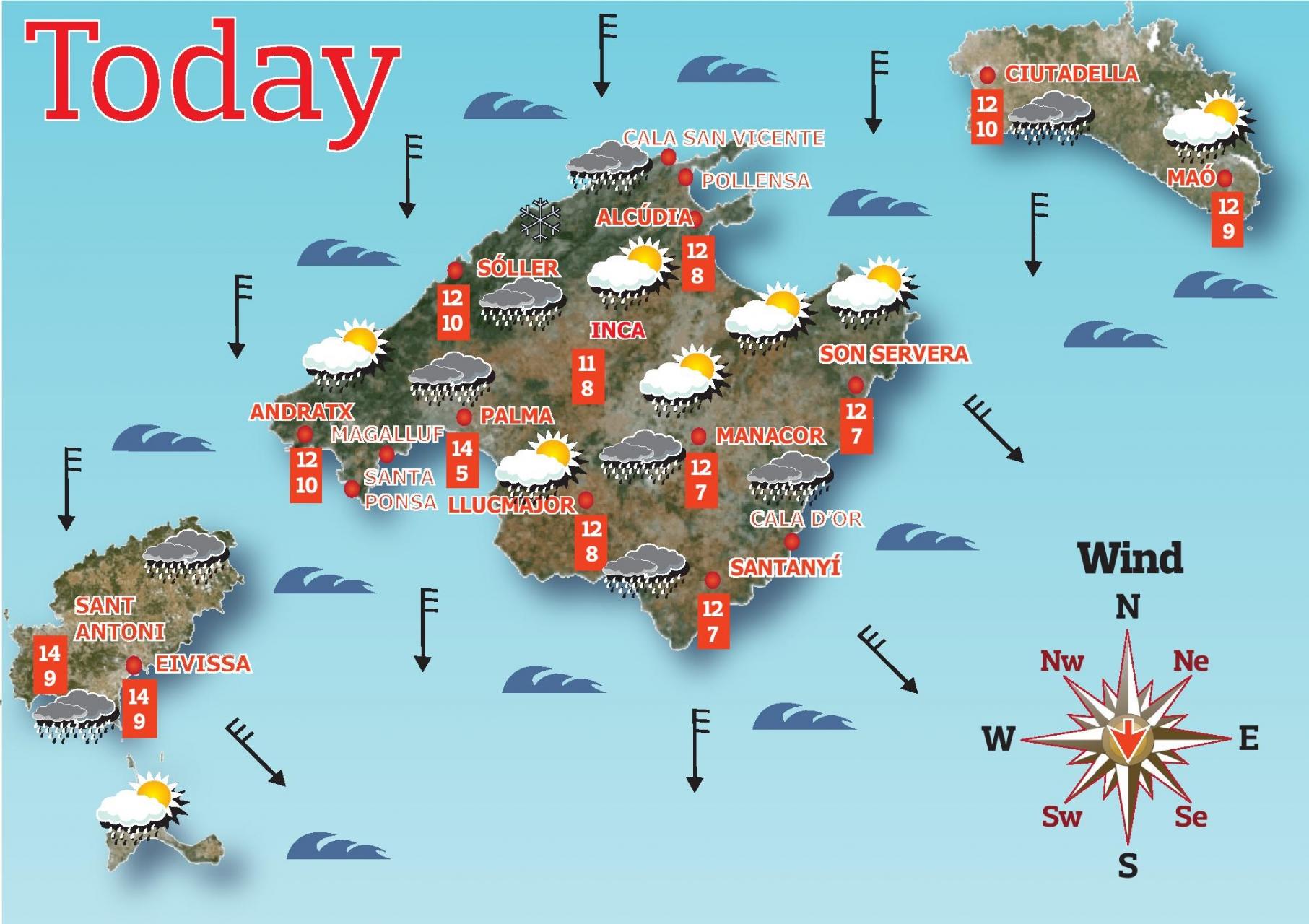 weather in majorca next 14 days