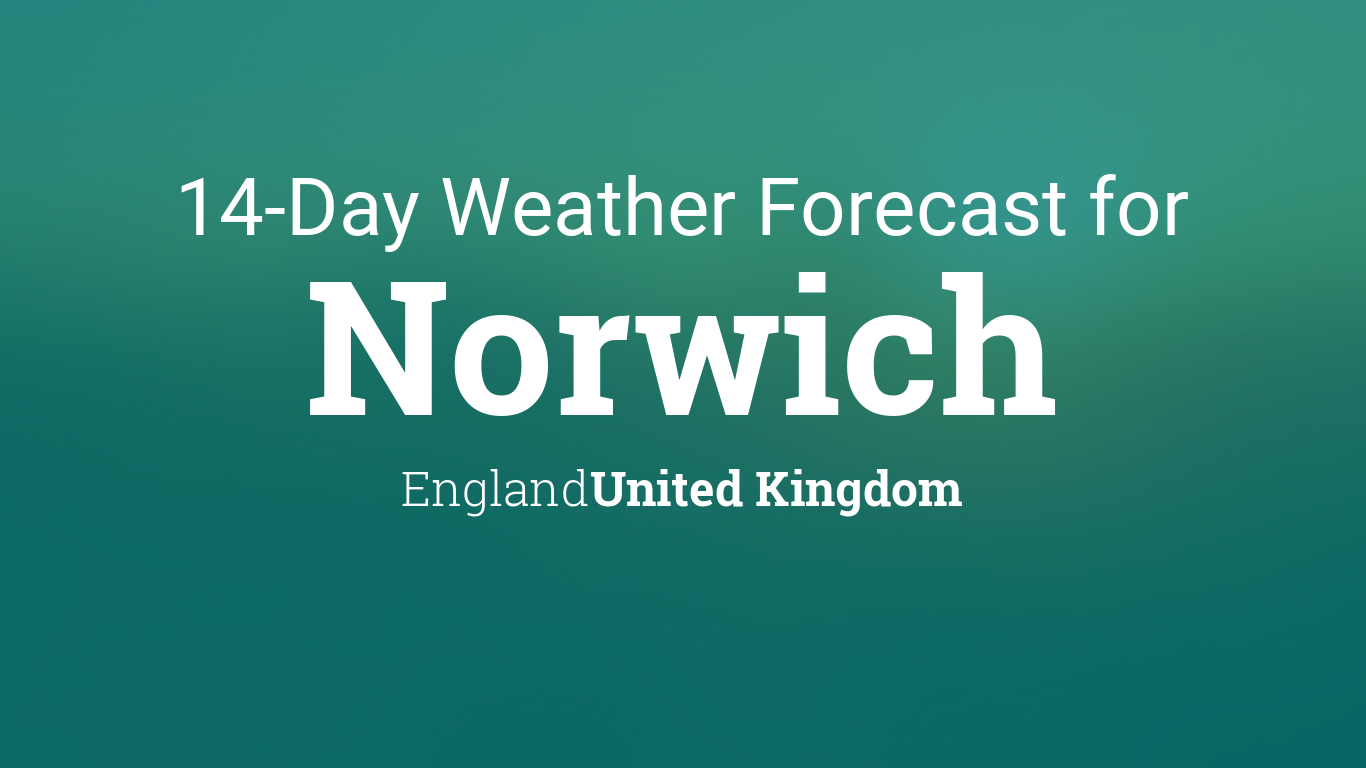 weather in norwich tomorrow