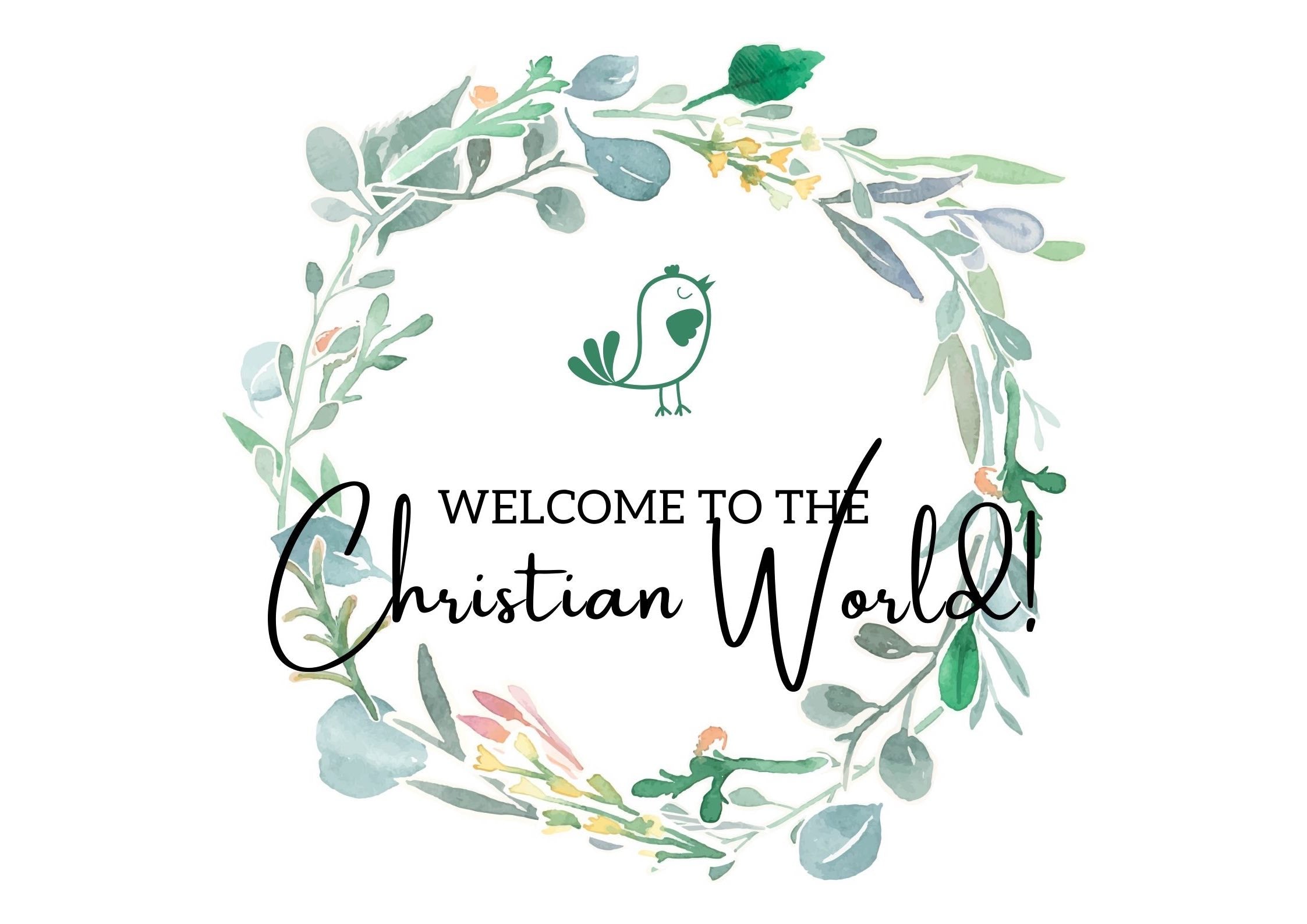 welcome to the christian world template