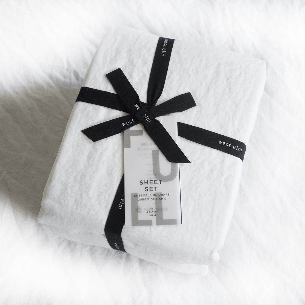 west elm fitted sheet