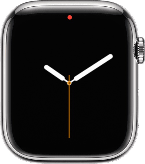 what does a red dot on apple watch mean