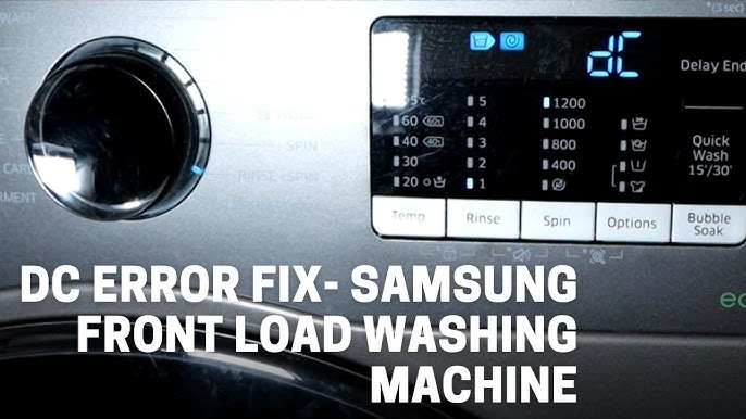 what does dc mean on a samsung dryer