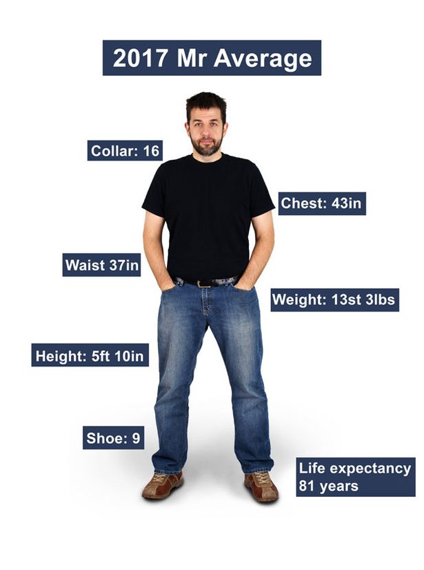 what is average size for a guy