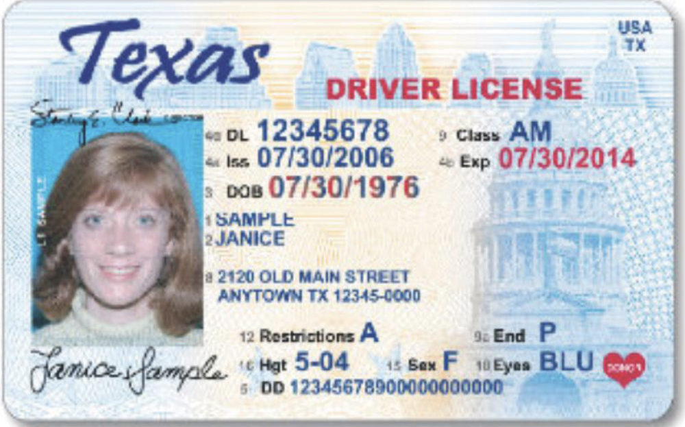 what is restriction b on a texas drivers license