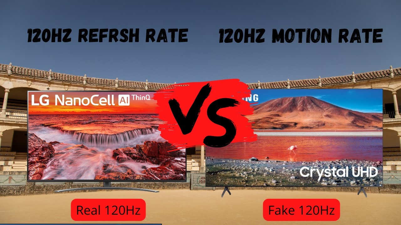 what is the difference between refresh rate and motion rate