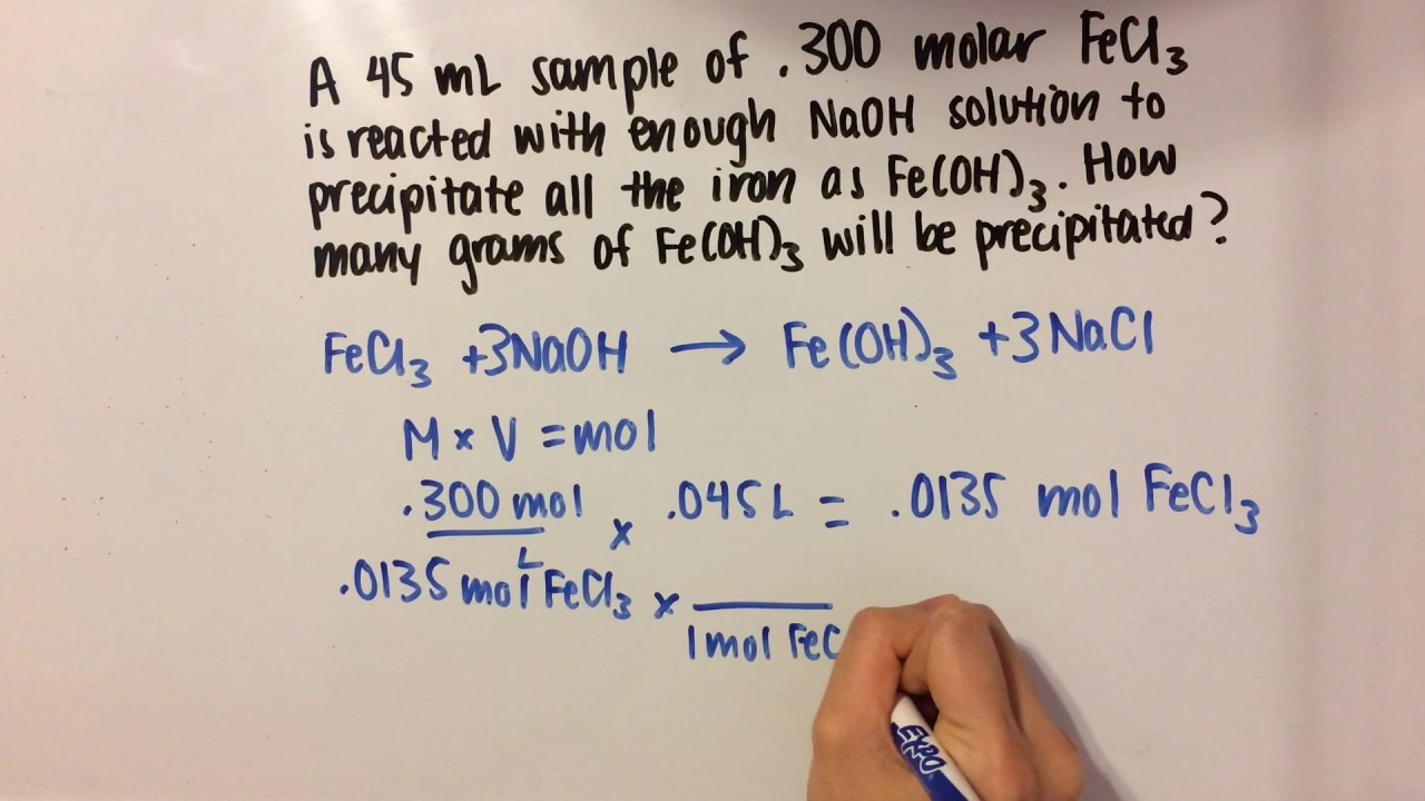 what is the mass of precipitate formed