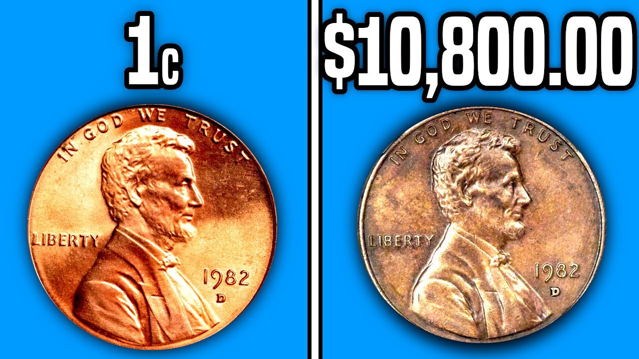 what makes a 1982 penny rare