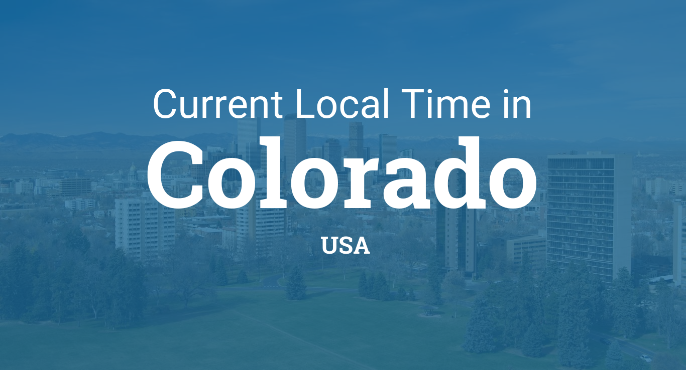 what time is colorado right now