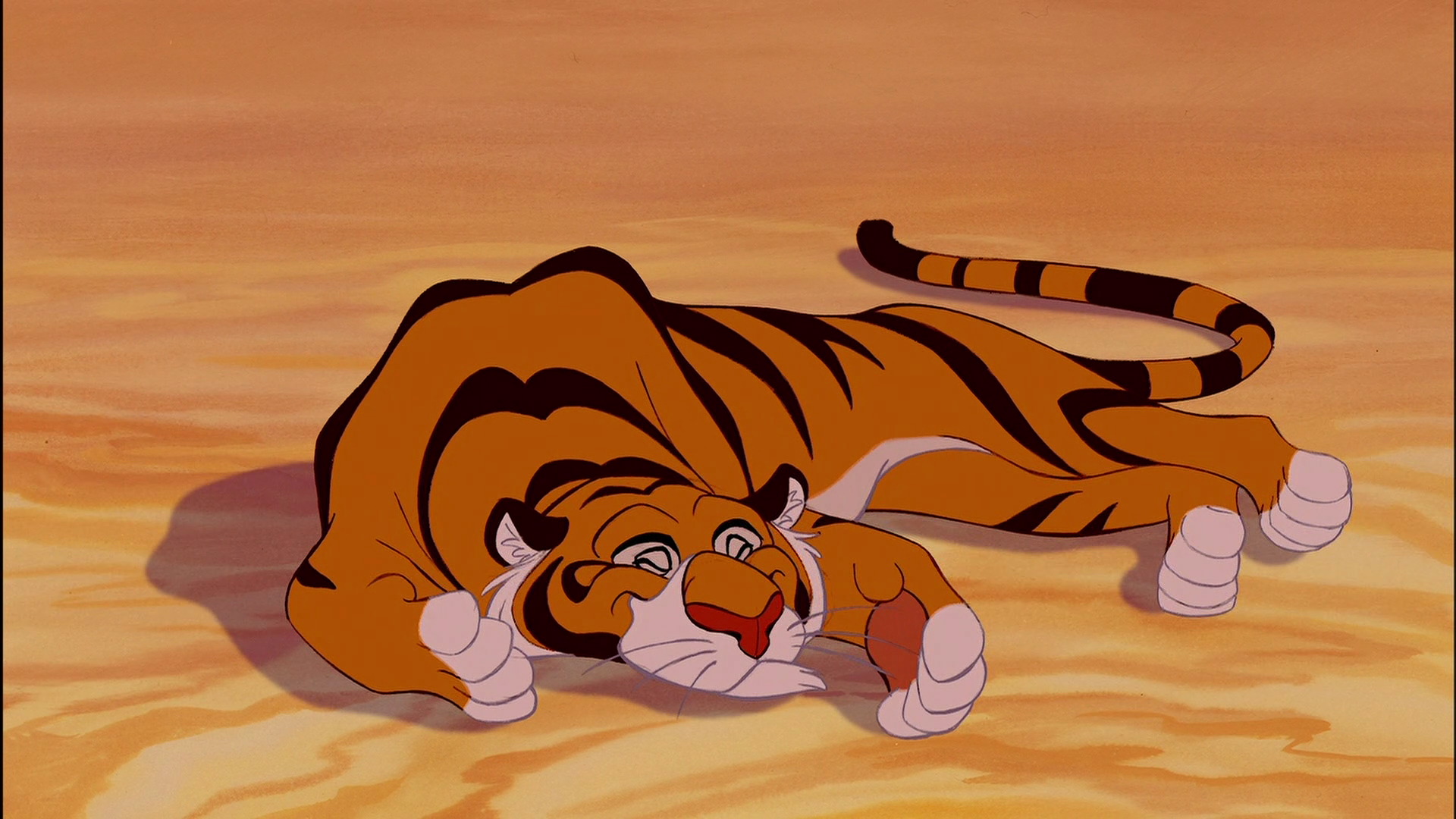 what was the name of the tiger in aladdin