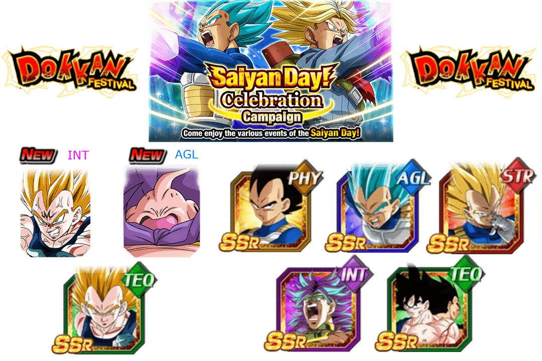 when is saiyan day dokkan