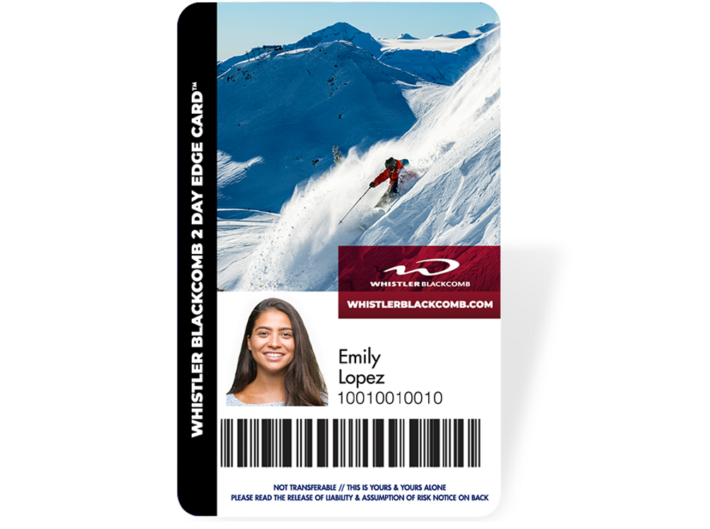 whistler edge card blackout dates