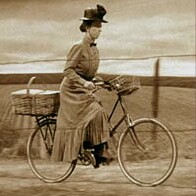 wicked witch of the west on a bike