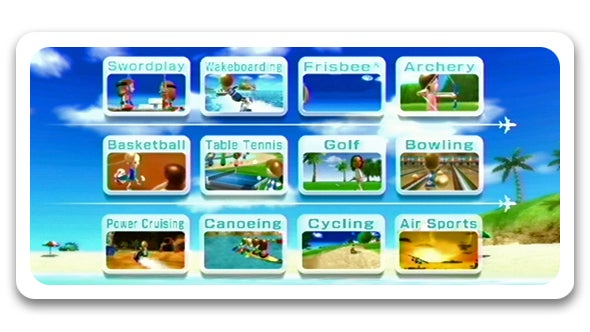 wii resort game