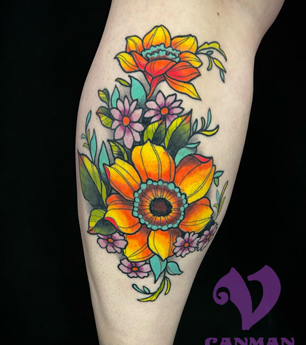 wildflower tattoo