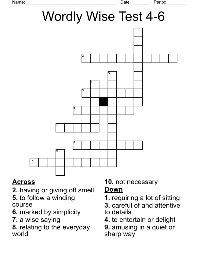 wise sayings crossword clue