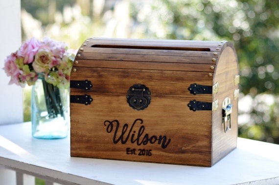 wooden box wedding cards