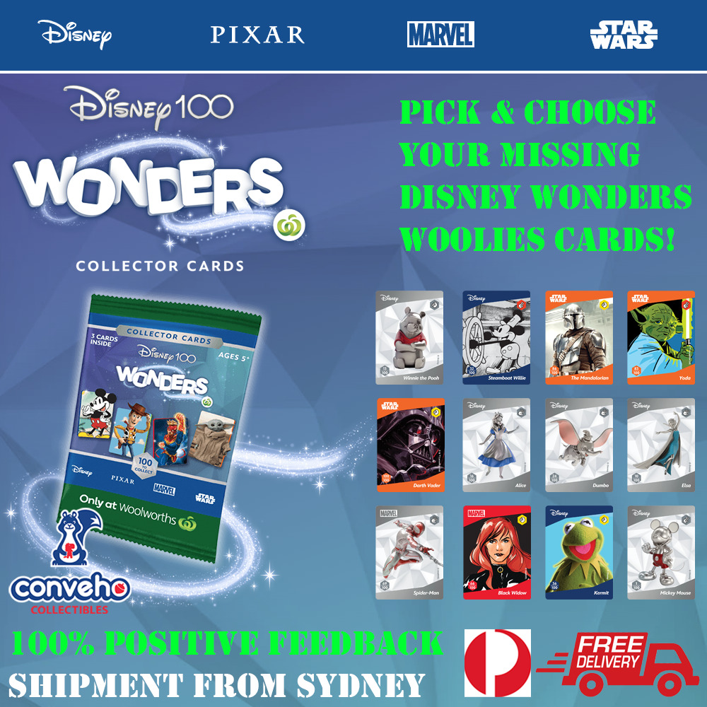 woolworths collectable cards