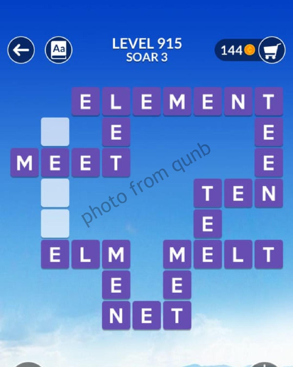 wordscapes level 915