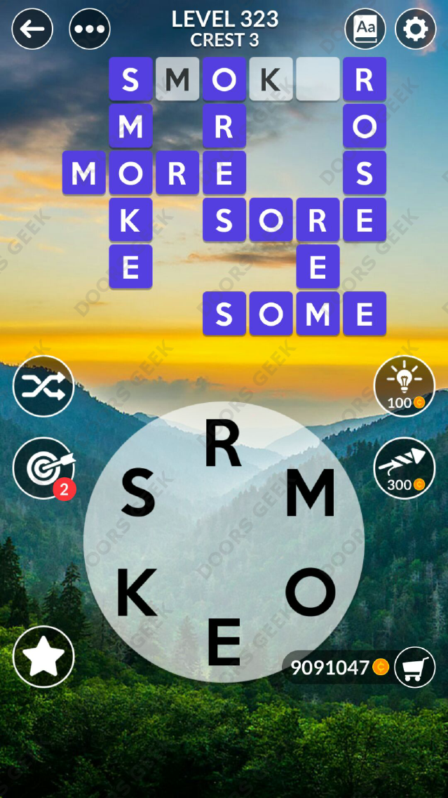 wordscapes puzzle 323