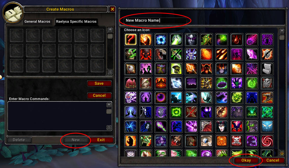 world of warcraft macros