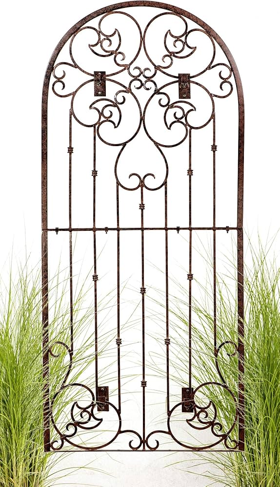 wrought iron trellis