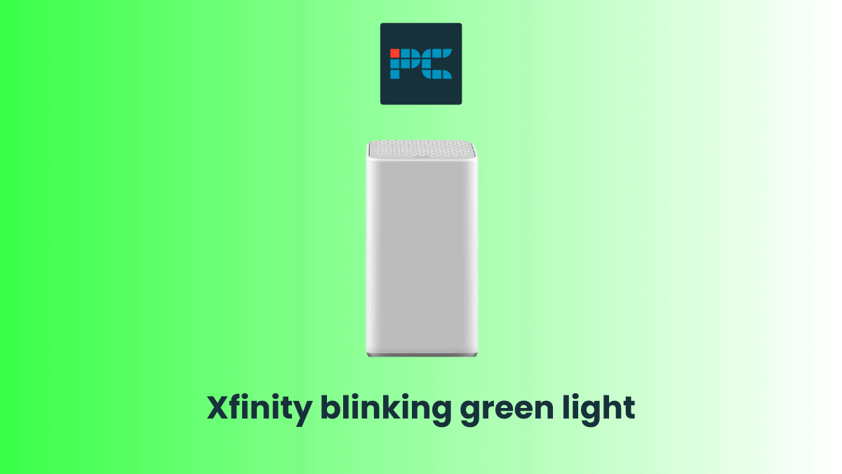 xfinity router blinking green and orange